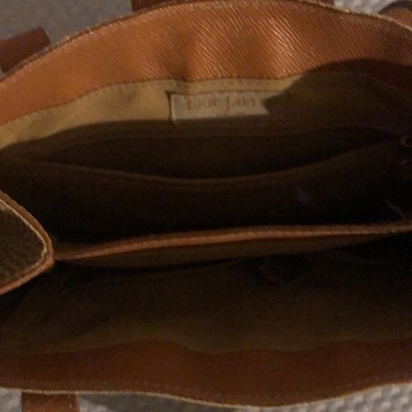 ERIC JAVITS PURSE HANDBAG 11 x 8 x 5 SQUISHEE VGC - Picture 5 of 7